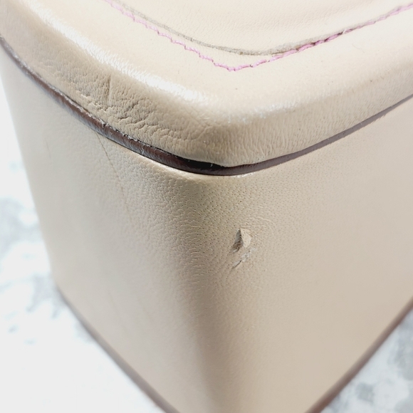 NEW Free People Straps Cream Tan Leather Slip on Block Heel Sandals W647 - Picture 14 of 16